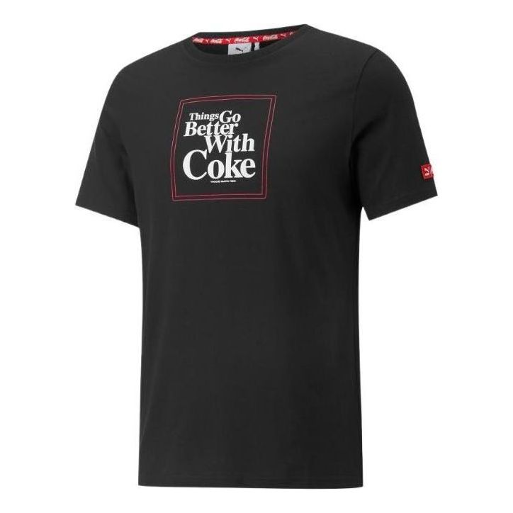 PUMA X Coca Cola Graphic Tee 'Black' 536158-01