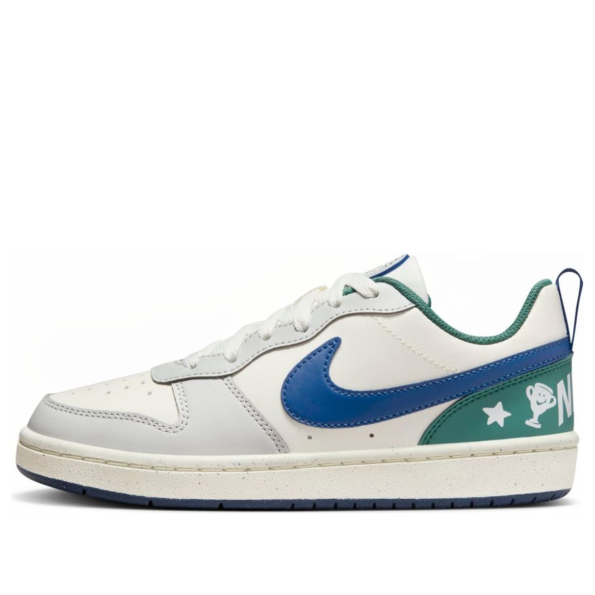 (GS) Nike Court Borough Low Recraft 'Sail Court Blue Bicoastal' HM3722-141