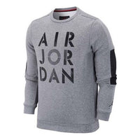 Air Jordan Word Mark Long Sleeve 'Grey' CK1355-091