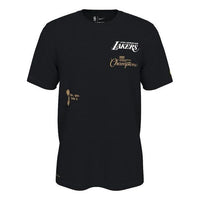 Men's Nike NBA 2020 Los Angeles Lakers Basketball Short Sleeve Black T-Shirt DN4816-010