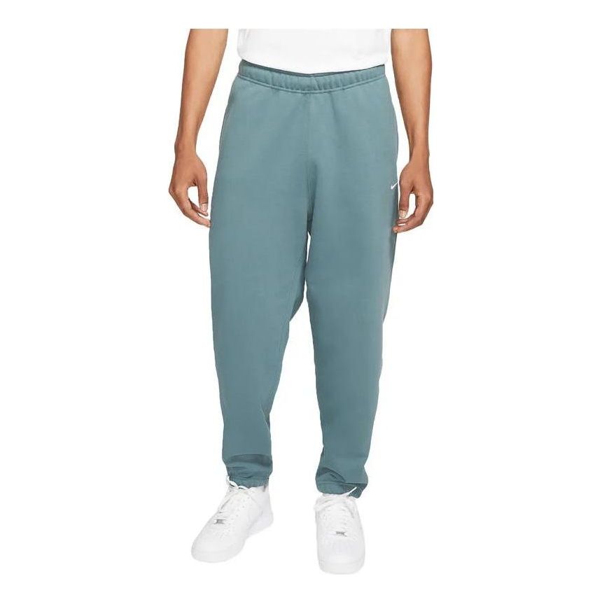 Men's Nike Logo Embroidered Casual Solid Color Sports Pants/Trousers/Joggers Blue CW5460-387