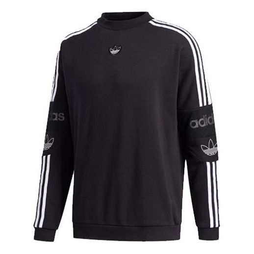 adidas originals Men's Ts Trefoil Sweatshirt Black ED7111