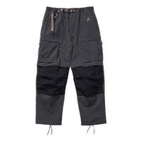 Men's Nike ACG 2 In 1 Waterproof Functional Multiple Pockets Casual Bundle Feet Long Pants/Trousers Black CV0655-070