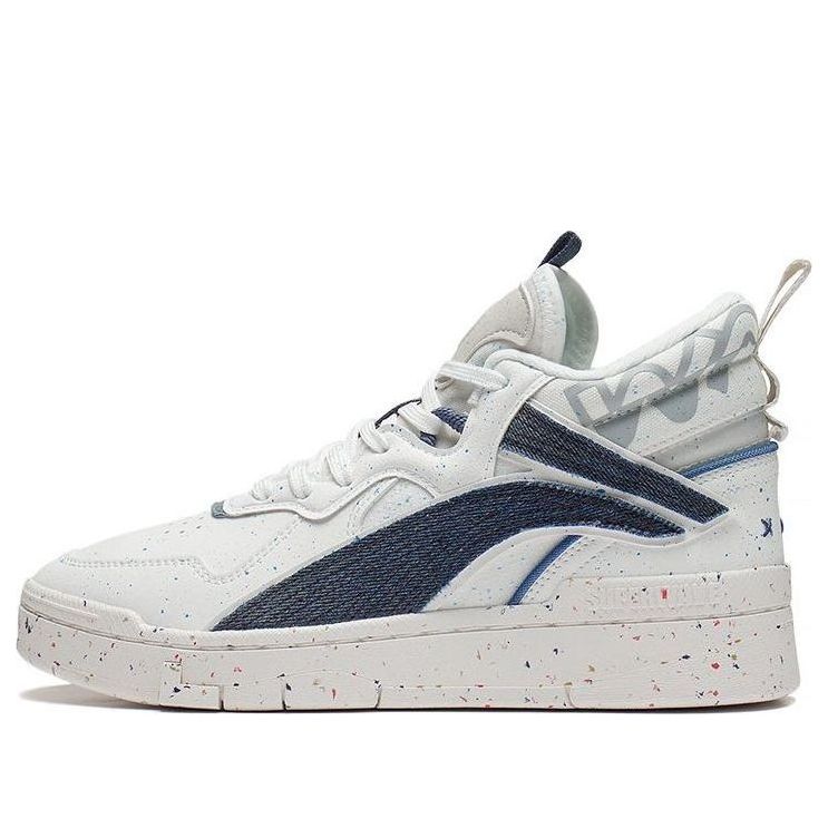 (WMNS) Li-Ning Superwave Mid 'White Navy' AGCS106-2