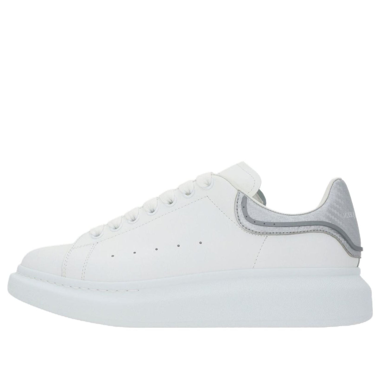 Alexander McQueen Oversized Low-Top Sneakers 'White Silver' 735770WICYU9071