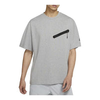AS Men's Nike Sportswear DF TE SS Top DK GREY HEATHER DH7818-063