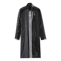 adidas originals x alexander wang Unisex Lapel Long Overcoat Black BP6685