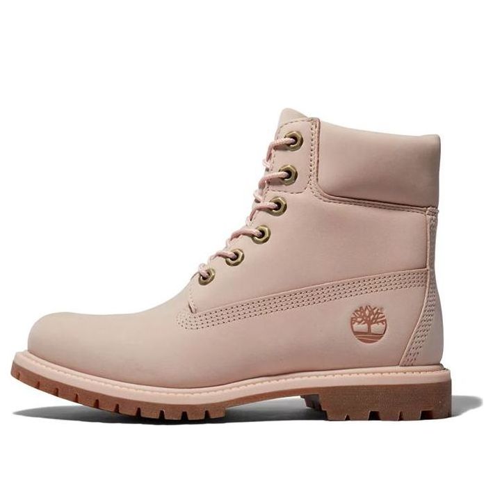 (WMNS) Timberland Premium 6 Inch Waterproof Boots 'Light Pink Nubuck' A5SRF662