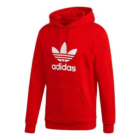adidas originals Trefoil logo Printing Loose Sports Red GD9924