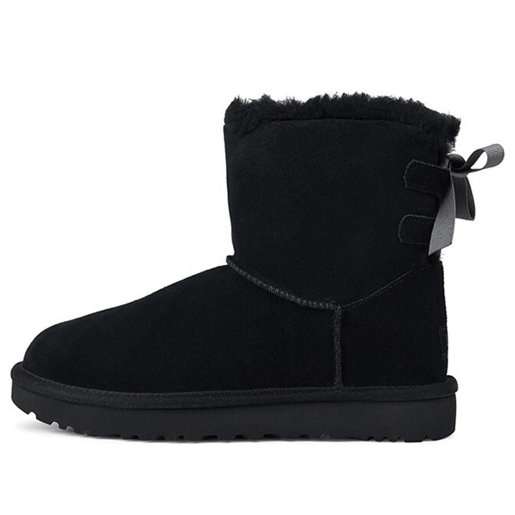 (WMNS) UGG Mini Continuity Bow Fleece Lined Black 1110705-BLK