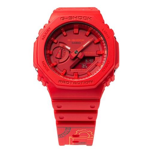 CASIO G-Shock Analog-Digital 'Red' GA-2100-4APRTC