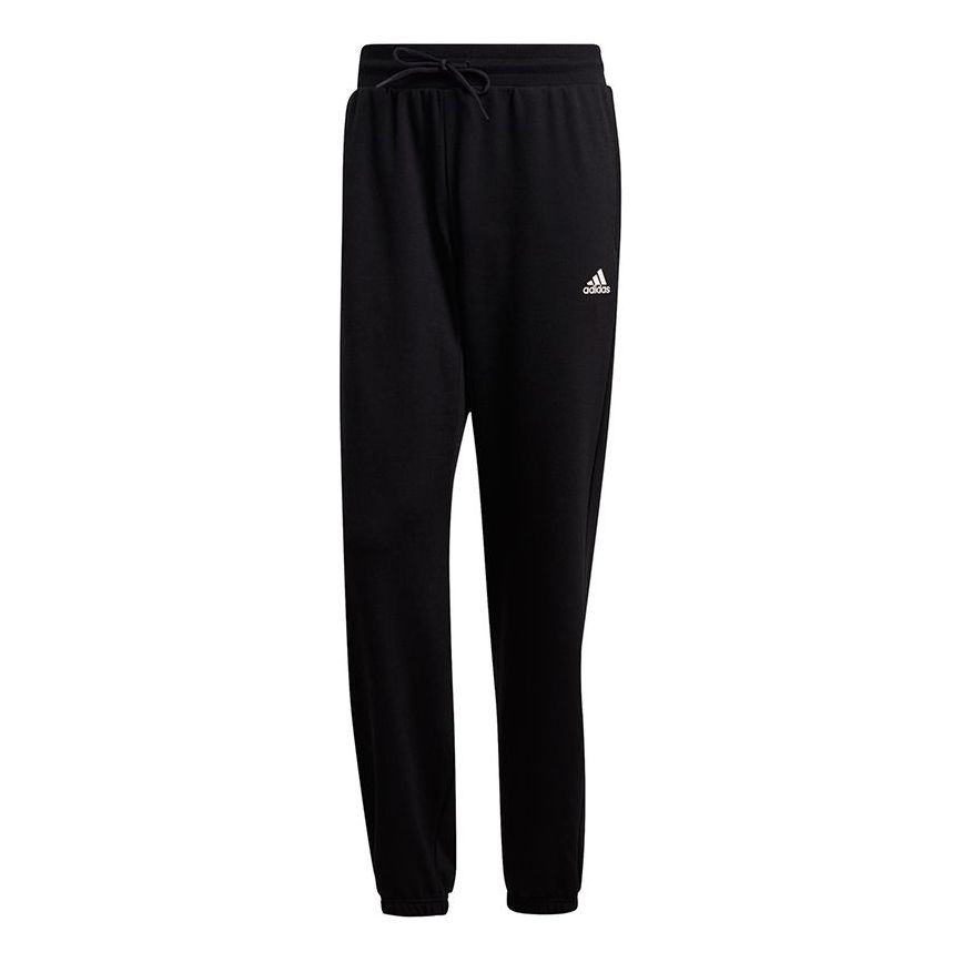 adidas Pant M Logo Casual Breathable Lacing Sports Black H61156
