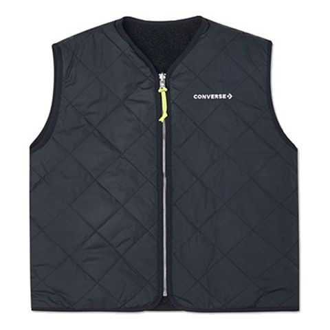(WMNS) Converse Sherpa Reversible Vest 'Black' 10020286A02