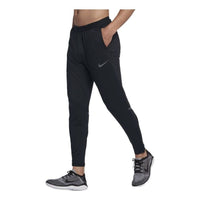 Men's Nike Solid Color Brand Logo Printing Drawstring Lacing Sports Pants/Trousers/Joggers Black CD8352-010