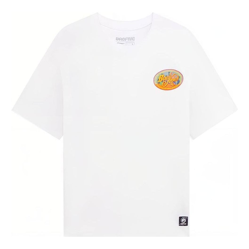 Li-Ning BadFive Graphic T-shirt 'White' AHSS739-1