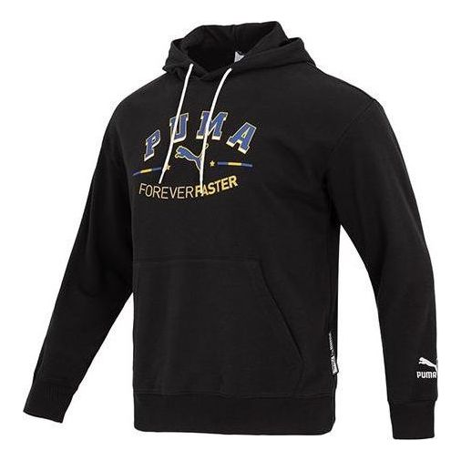 PUMA Team Graphic Hoodie 'Black' 622274-01