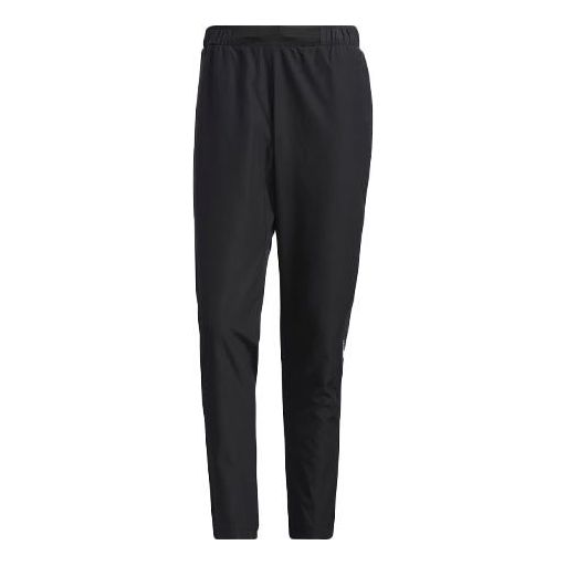 Men's adidas Tec Woven Pnt Solid Color Sports Stylish Long Pants/Trousers Black GL8698