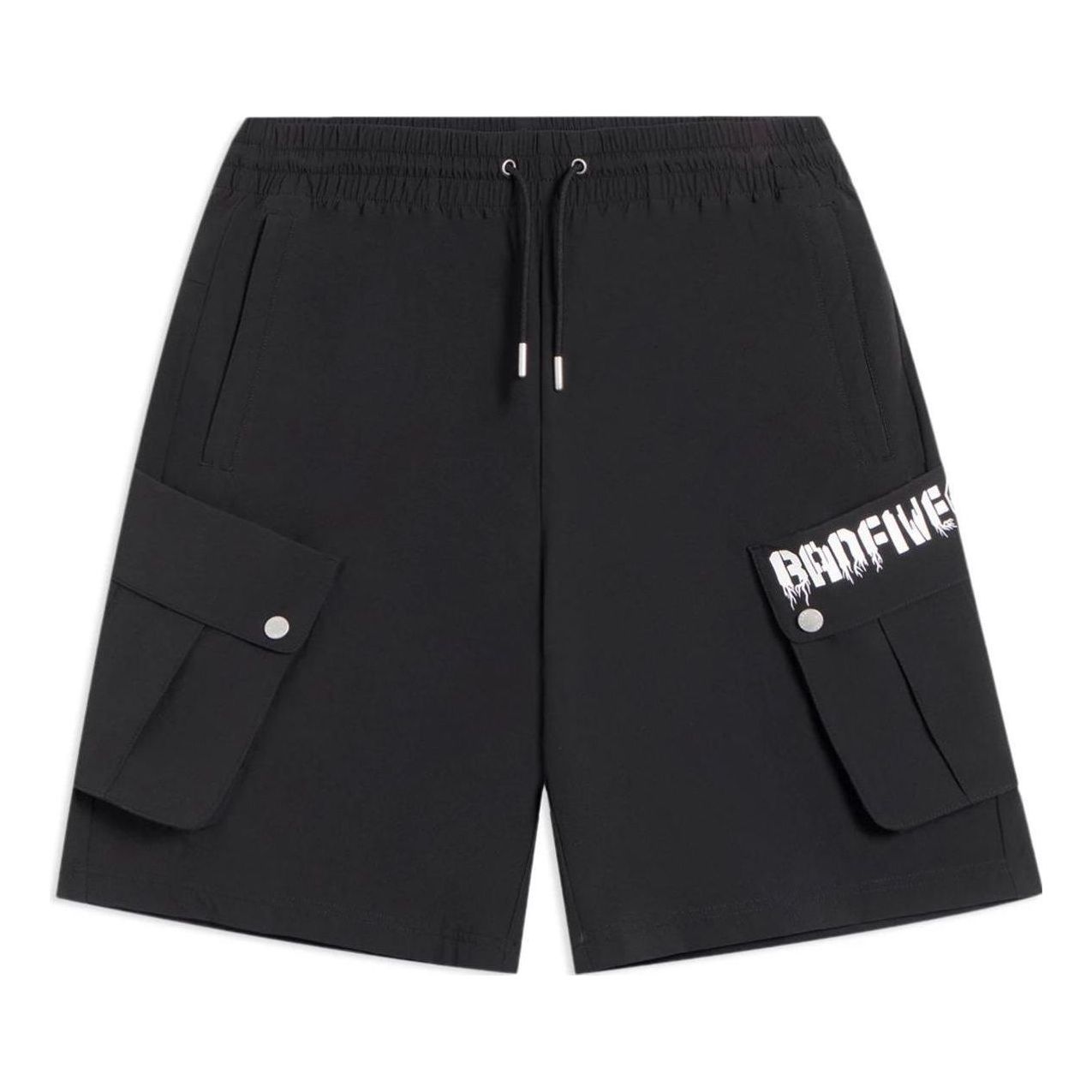 Li-Ning BadFive Graphic Pocket Shorts 'Black' AKSS603-2