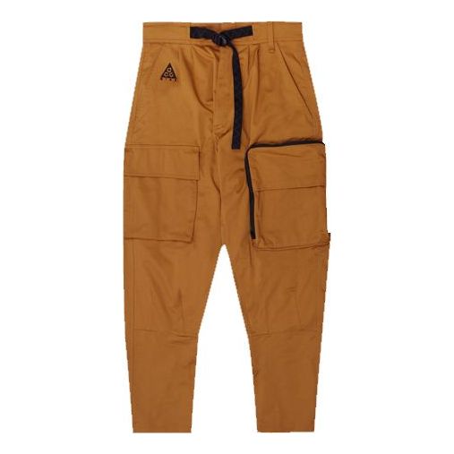 Men's Nike ACG Woven Cargo Yellow Pants CD7646-790
