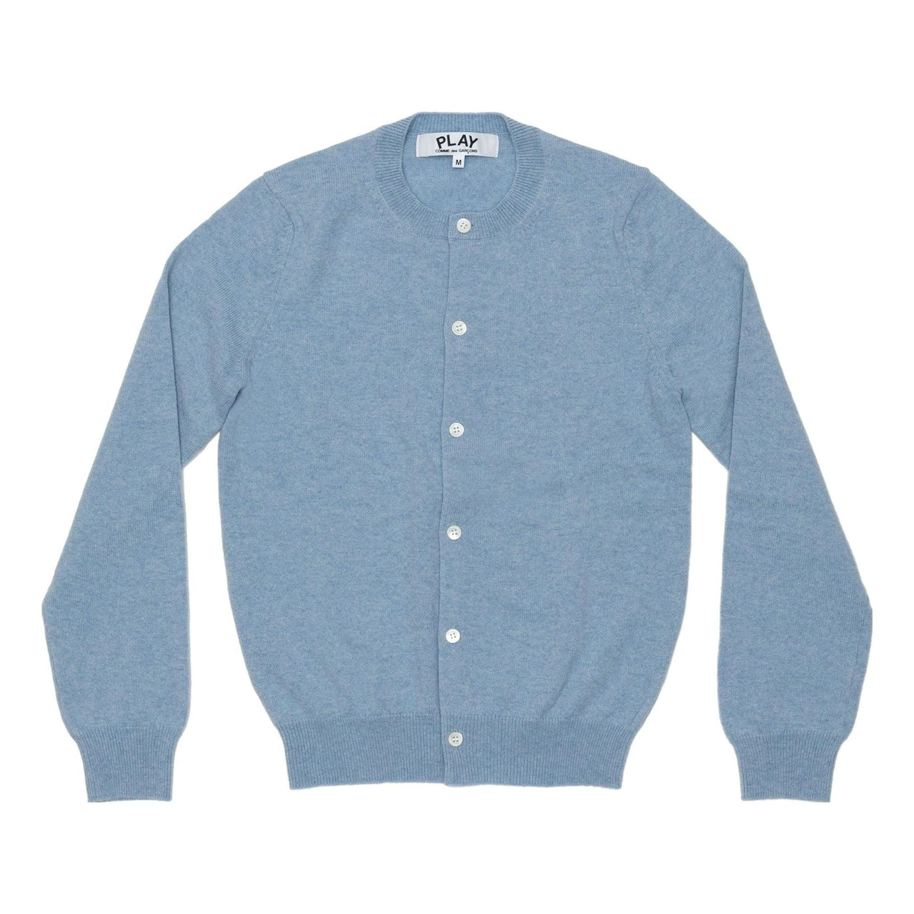 (WMNS) COMME des GARCONS PLAY V-Neck Pullover Sleeve Heart 'Blue' AZ-N091-051-2