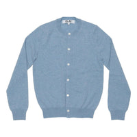 (WMNS) COMME des GARCONS PLAY V-Neck Pullover Sleeve Heart 'Blue' AZ-N091-051-2