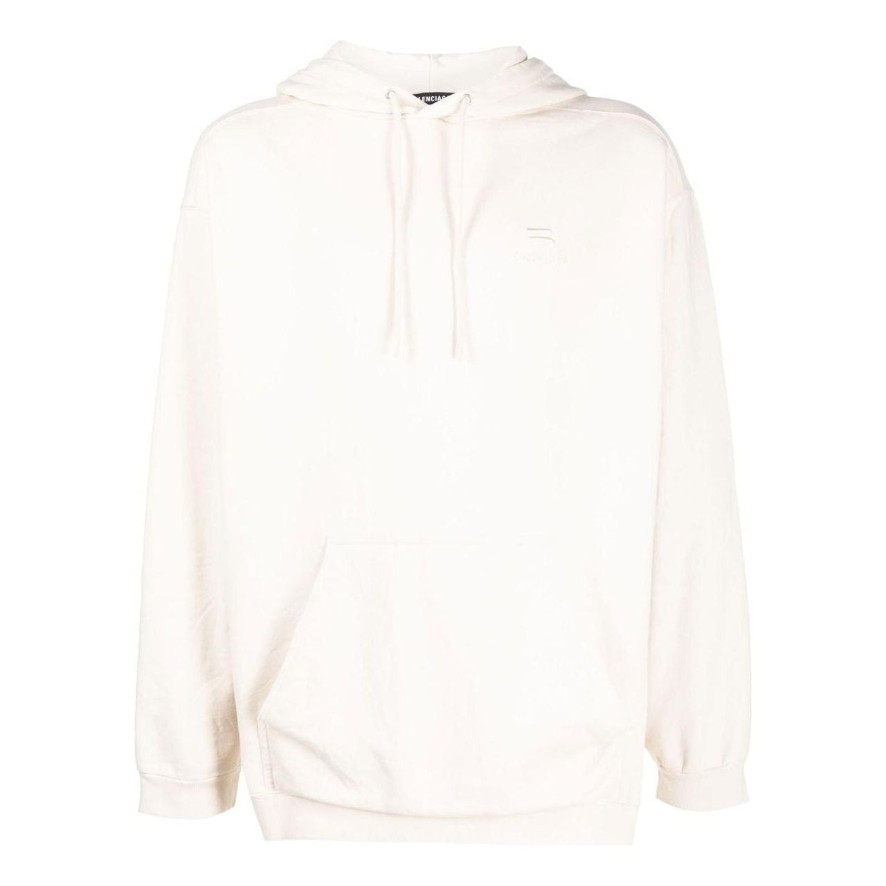 Balenciaga Sporty Oversized Drawstring Hoodie 'White' 600583TLVA19080