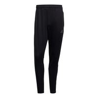 Men's adidas Solid Color Logo Straight Stripe Casual Sports Pants/Trousers/Joggers Black GN5490