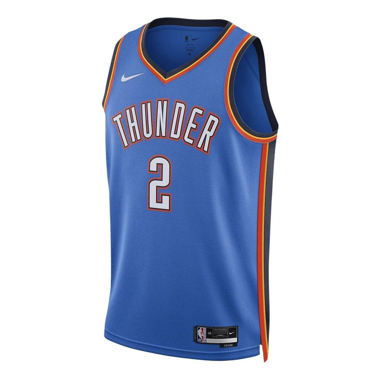 Nike x NBA Oklahoma City Thunder 22-23 Swingman Icon Jersey 'Shai Gilgeous-alexander 2' DN2016-403