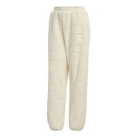 (WMNS) adidas Essentials+ Fluffy Teddy Pants 'Beige' IC2256