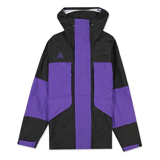 Nike Lab ACG Gore-Tex Hooded Jacket 'Black Court Purple' CD7649-010