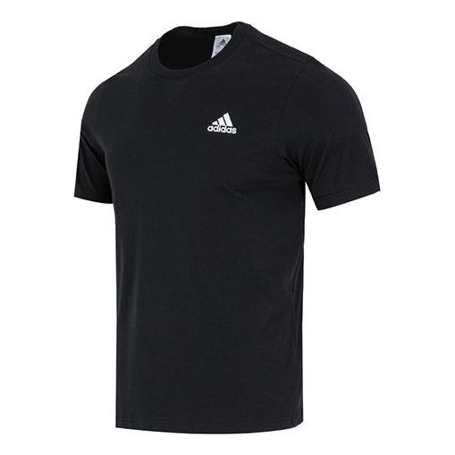adidas Essentials Single Jersey Embroidered Small Logo T-Shirt 'Black' IC9282