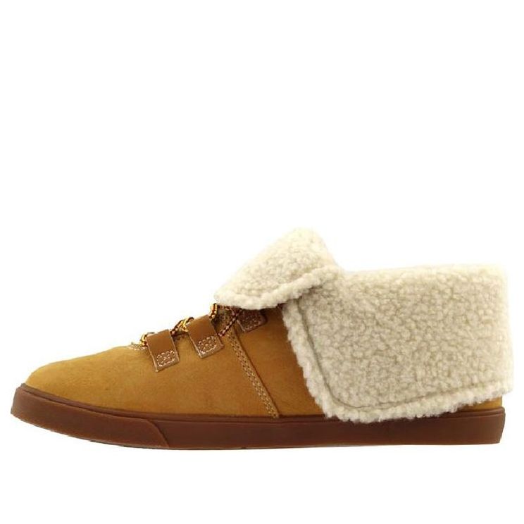 (WMNS) Timberland Dausette Fleece Fold Down Boots 'Brown' 017A48E0