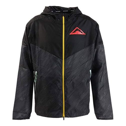 Nike Windrunner hooded Trail Running Jacket Black CQ7962-010
