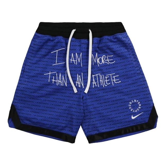 Nike x UN MTAA Hoodie lebron Crossover Series Sports Basketball Shorts Blue CT6125-433