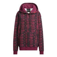 adidas originals x IVY PARK Crossover Casual Printing Hooded Long Sleeves Red HI1975