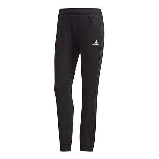 (WMNS) adidas 3-STRIPES ANKLE Cone Sports Pants Black DY8698