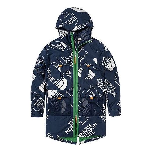 THE NORTH FACE X Brain Dead 76 Oversized Mountain Parka Jacket 'Blue' 529S-WE7