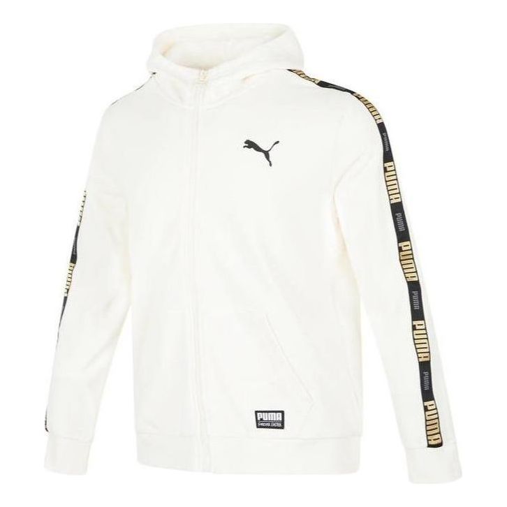 PUMA Handwriting Label Jacket 'White' 539532-93