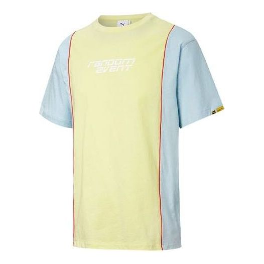 PUMA x Randomevent Tee 'Yellow Blue White' 598070-31