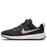 (PS) Nike Revolution 6 'Black Metallic Gold' DD1095-002