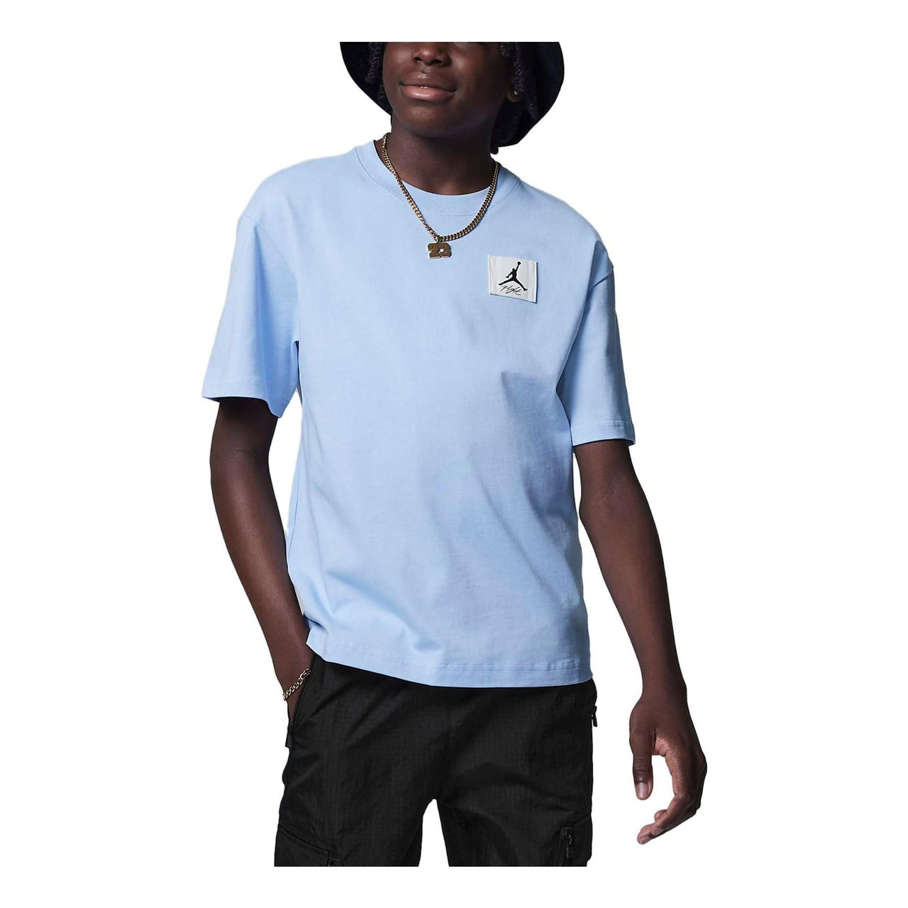 (GS) Air Jordan T-Shirt 'Blue' FQ0783-425