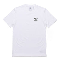 adidas originals Solid Color Logo Short Sleeve White FM3355