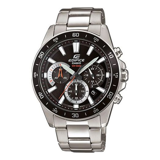CASIO Male EDIFICE Japan / South Korea Fashion Mens Black Analog EFV-570D-1AVUEF
