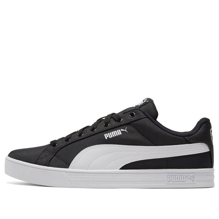 PUMA Smash Vulc Retro Casual Skateboarding Shoes Unisex Black 385554-02