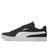 PUMA Smash Vulc Retro Casual Skateboarding Shoes Unisex Black 385554-02