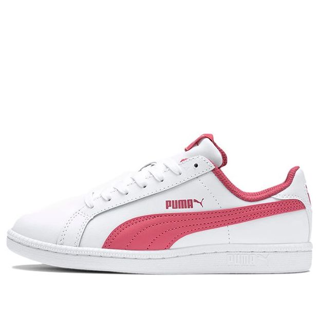 PUMA Smash White/Pink Jr. 360162-14