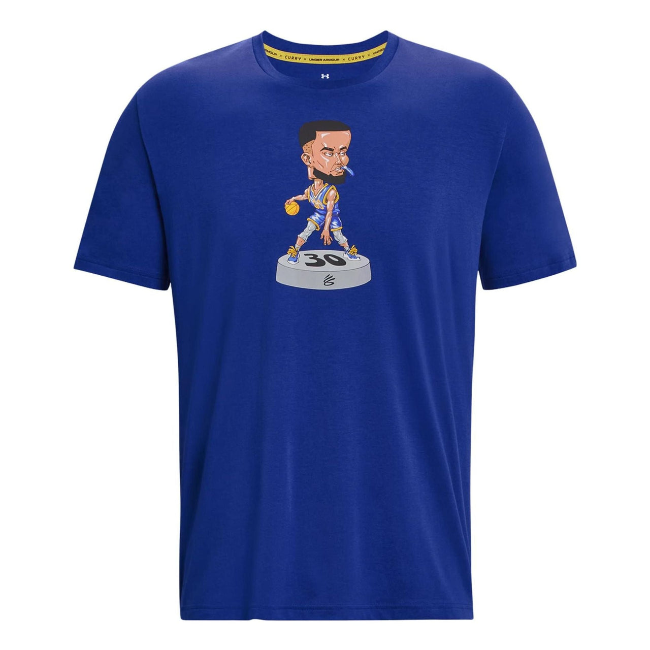 Under Armour Curry Bobble Head Basketball T-shirt 'Royal Blue' 1379859-400