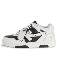 Off-White Out Of Office OOO Low Tops 'Black White' OMIA189S24LEA0041001