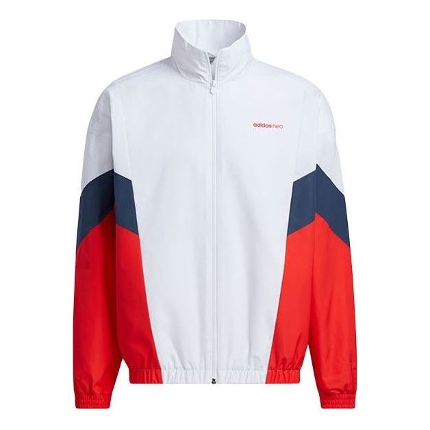 adidas Neo CCNY RP Jackets 'White Red' H45012