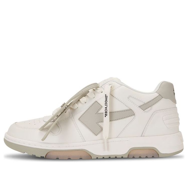 Off-White Out Of Office Low-Top Sneaker 'White Beige' OMIA189F21LEA0010161